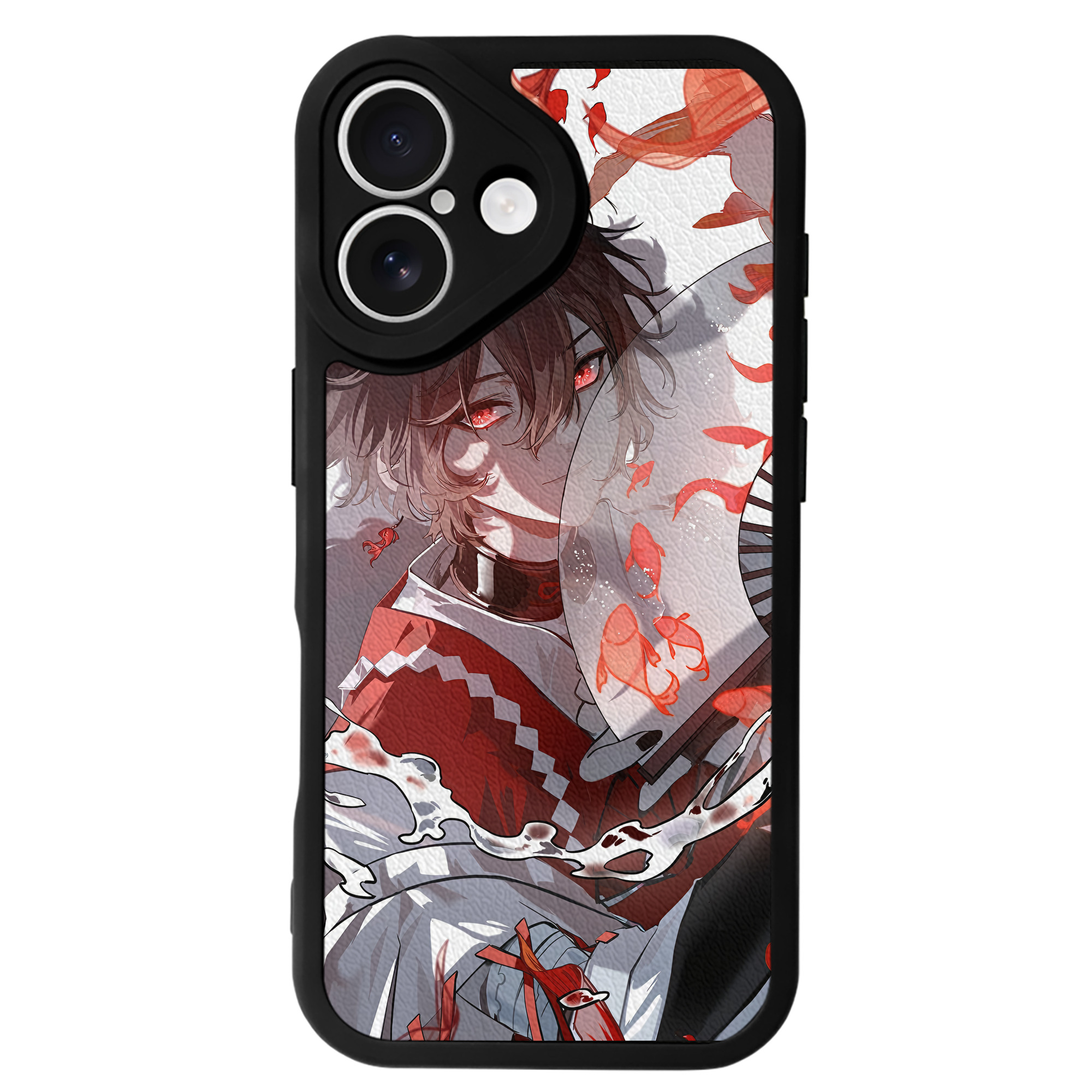 （画像用） 文豪ストレイドッグス Bungo Stray Dogs 【iPhone 16シリーズ対応】シリコンスマホケース（レザー調） 材質：シリコン